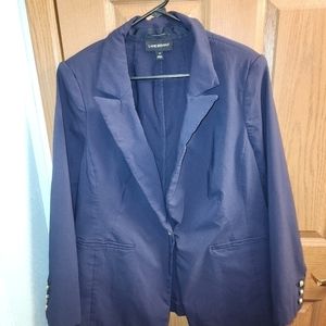 Womens Lane Bryant Blazer. Size 24. Blue